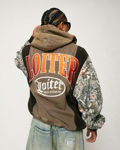 Loiter Splinter Hoodie Khaki/Camo