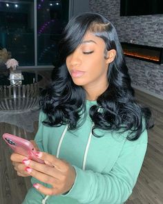 Sewin Weave, Silk Base Wig, Pelo Afro, Girls Hairstyles Braids, Looks Vintage, Weave Hairstyles, Baby Hairstyles