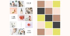 the color scheme for this website is peach, yellow and grey with different images on it