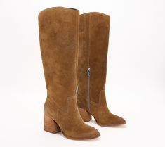 Whether you're dressing for an important client meeting, family photos, or an intriguing date, these stacked-heel boots in sleek, sophisticated leather absolutely make the outfit. From Vince Camuto. Client Meeting, Stacy London, Vince Camuto Handbags, Stacked Heel Boots, Adaptive Clothing, Shaving Beard, American Leather, Hair Fragrance, The Outfit