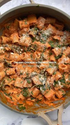 Chorizo Pasta Recipes, Pasta And Spinach, Chicken And Chorizo Pasta, Cream Spinach, Chicken And Chorizo