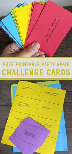 the ultimate printable party game for kids to play with and learn how to use it