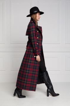 Tartan Jacket Women, Tartan Outfits For Women, Fashion Coats Womens, Tartan Coat Outfit, Tartan Outfit Women, Tartan Jacket Outfit, Tartan Dress Outfit, Tartan Outfit, Tartan Jacket