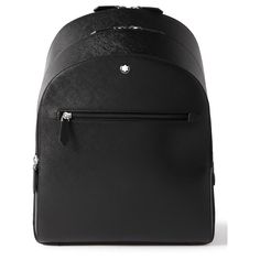 Montblanc's 'Sartorial' line combines clean lines with practical design. Smart enough to carry to the office, this backpack is made from cross-grain leather and has three separate compartments, including a padded laptop sleeve, to keep everything neatly organised. Designer Business Backpack With Removable Pouch, Classic Office Backpack With Removable Pouch, Elegant Office Backpack, Luxury Backpack For Workwear, Luxury Backpack For Work, Luxury Business Backpack With Removable Pouch, Classic Formal Backpack With Removable Pouch, Classic Backpack With Removable Pouch, Elegant Backpack With Removable Pouch For Formal Use