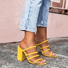 Editor’s favourite products from September 2018 | finder.com.au Yellow Sandals, Yellow Shoes, Shoe Inspo, Shoe Lover, Ciabatta