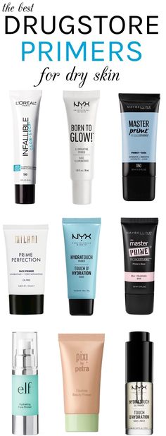 Best Drugstore Primer, Drugstore Primer, Makeup Carnaval, Primer For Dry Skin, Teknik Makeup, Coffee Facial, Best Drugstore Foundation, Drugstore Foundation