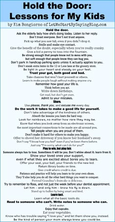 Maybe my favorite thing I've found on Pinterest. Good lessons for everyone to follow! <3 Future Kids, Parenting Tips, Kids Parenting, Way Of Life