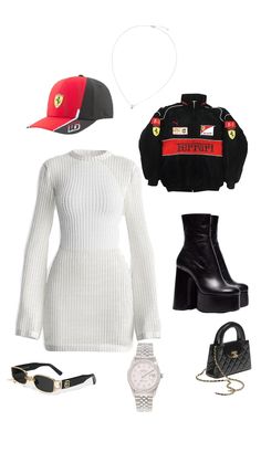 Jenna Potter, Formula 1 Outfit Women, F1 Fashion, Oliver Bearman, Kalogera Sisters, Luxury Outfit, School Camp