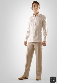 Guayabera Wedding Outfit, Guayabera Outfit, Guayabera Wedding, Formal Wedding Guest Attire, Casual Groom Attire, Beach Formal, Casual Grooms, Traditional Mexican Dress, Guayabera Shirt