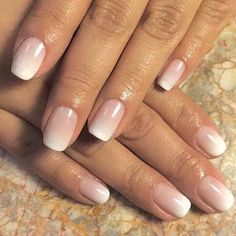 Unghie Sfumate, French Manicure Designs, Her Nails, Ombre Nail Designs, Super Nails, Bride Nails, Ideas Nails, Manicures Designs