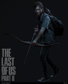 the last of us part ii character with bow and arrow