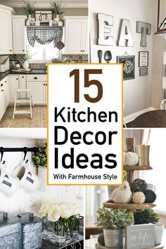 kitchen decor ideas with farmhouse style