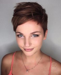 Feathered Pixie Haircut Choppy Pixie Cut, Short Choppy Haircuts, Choppy Haircuts, Edgy Pixie Cuts, Edgy Pixie, Choppy Hair, Short Choppy Hair, Pool Hairstyles, Long Pixie