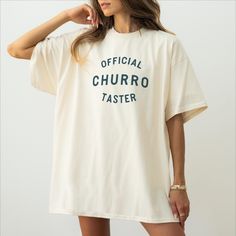 Introducing the "Official Churro Taster" Tee - A nod to everyone's favorite theme park snack! PLEASE NOTE THAT COLORS MAY VARY FROM HOW IT APPEARS ON YOUR SCREEN DUE TO VARYING MONITOR SETTINGS Calling all churro fans! This "Official Churro Taster" t-shirt is the ultimate statement piece for your next theme park adventure. Whether you're waiting in line for a ride or strolling through your favorite lands, this shirt lets everyone know you take your churros seriously. Made from super soft, high-q Family Vacation Shirts, Waiting In Line, Vacation Shirts, Family Shirts, Theme Park, Family Vacation, Semi Formal, Statement Pieces, Comfort Colors