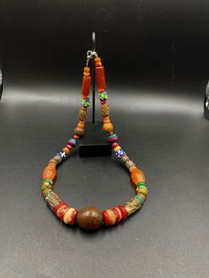 The Beautiful Vintage Antique Necklace Consist Of Glass , Carnelian ,Banded Agate and Cylinder Seal Stamp Beads Probably From 19 Century Unique Old Antique Vintage Jewelry Beads Necklace Multicolor Carnelian Hand-strung Jewelry, Artisan Multicolor Carnelian Necklace, Multicolor Carnelian Jewelry With Large Beads, Handmade Multicolor Carnelian Beads, Gems, And Cabochons, Traditional Multicolor Carnelian Necklaces, Multicolor Carnelian Beaded Necklace With Large Beads, Multicolor Carnelian Necklaces With Polished Beads, Multicolor Carnelian Beaded Necklaces With Large Beads, Traditional Carnelian Necklace With Colorful Beads