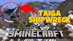 an image of a minecraft map with the text taga shipwreck