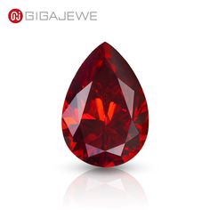 a red diamond on a white background