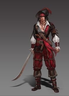 Pathfinder Character, Pirate Games, Pirate Outfit, Art Outfits, Arte Cyberpunk, Pirate Life, Fantasy Races