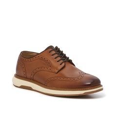 Vince Camuto-Sigvard Wingtip Oxford Make a statement with the Sigvard wingtip oxfords from Vince Camuto. The classic silhouette is elevated by the high quality leather material, the intricate perforations, and the burnish toe detail. Wingtip Oxford, Trending Sneakers, Athletic Sneakers, Classic Silhouette, Leather Fabric, Kids Bags, High Quality Leather, Leather Material, Vince Camuto