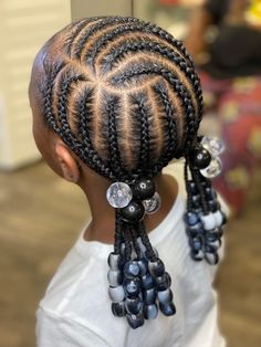 Secondary School Hairstyles, Low Tension Protective Styles Kids, Twist Styles For Kids, Braided Styles With Beads, School Natural Hairstyles, Back To School Natural Hairstyles, Easy Hairstyles For Kids Black, Rubber Band Hairstyles For Kids