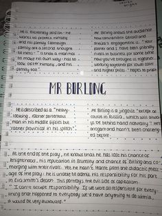 a close up of a piece of paper with writing on it that says mr burling