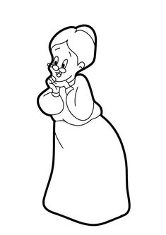 the simpsons character is looking at something in her hand, while she's wearing a dress