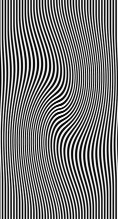 an abstract black and white background with wavy lines in the center, as if it were optical art