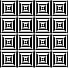 an abstract black and white pattern that is very similar to the shape of a cube