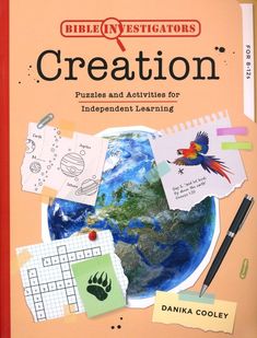 the book cover for biblen'estulators creation puzzles and activities for independent learning