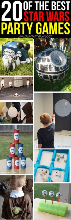 20 of the best star wars party games for boys and girls to play with in their own backyard