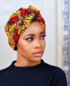 African Hair Wrap, Wear A Scarf, Head Wrap Styles, Hair Wrap Scarf, Hair Scarf Styles, Head Scarf Styles, African Head Wraps, How To Wear A Scarf, Hair Wraps