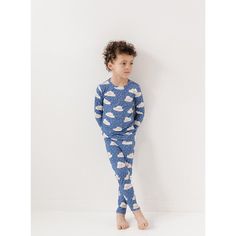 Do you love to cozy up with your little ones in the evening? Then you will fall head over heels for these super soft pajamas. With a variety of different prints, your cute babies will be ready for bed before they even know it! | Loocsy | Super Soft Pajama Set, Cloud (Multicolor, Size 6-12M) | Maisonette collects the best children’s products from around the world (unlike Zulily, Etsy, The Tot, Farfetch Kids, Childrensalon, Crate and Kids, Kohls, Wayfair, Buy Buy Baby, Nordstroms, Mini Boden, J.Cr Playful Long Sleeve Super Soft Sleepwear, Super Soft Cotton Onesie For Sleepover, Cotton Onesie For Sleepover, Cute Super Soft Sleepwear For Sleepover, Playful Super Soft Sleepwear For Bedtime, Playful Super Soft Cotton Sleepwear, Cozy Long Sleeve Sleepwear, Playful Blue Onesie For Loungewear, Snug Long Sleeve Sleepwear For Bedtime