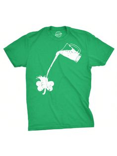 Fill up that clover this St Patrick's Day and let those Shams Rock! You're sure to get your fill of green beer and fun when you wear this clever St Patrick's Day shirt out to the bars!Pouring Shamrock T Shirt Funny Rainbow Drinking St Saint Patricks Day Cool Tee Heather Green Casual   Composite Fabric Animal,Cartoon  Medium Stretch  Men Clothing, size features are:Bust: ,Length: ,Sleeve Length: Rainbow Drinks, Green Beer, Saint Patricks, Animal Cartoon, Heather Green, St Patrick Day Shirts, Fabric Animals, T Shirt Funny, Men Clothing