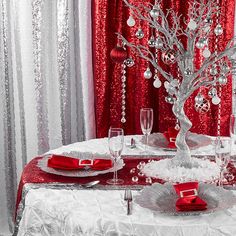 Reef Glass Charger Plate - Silver - CV Linens Silver Sequin Table Runner Christmas, Luxury Neutral Suits For Formal Occasions, Fabric For Table Top Display For Christmas, Bakery Catering, Drape Backdrop, 120 Round Tablecloth, Glass Charger Plates, Sequin Table Runner, Sequin Backdrop