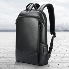 Product information: The internal structure of the bag: zipper pocket, mobile phone pocket, document pocket, computer pocket Opening method: zipper Applicable gender: male Material: cowhide Colour: Black Size Information: Packing list: Men's Backpack*1 Large Capacity Leather Business Backpack, Large Capacity Rectangular Business Backpack, Black Anti-theft Backpack For Business Trips, Modern Black Backpack With Cell Phone Pocket, Black Backpack With Anti-theft Pocket For Business Trips, Rectangular Leather Backpack With Anti-theft Pocket, Black Laptop Bag With Cell Phone Pocket For Business, Rectangular Leather Backpack For Business Trips, Black Business Backpack With Cell Phone Pocket