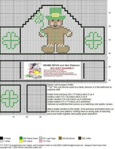 a cross stitch pattern with an image of the grin on it