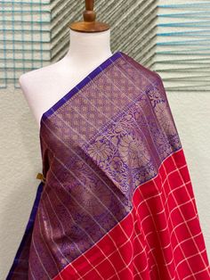 ❥ Mangalagiri silk saree (Comes with unstitched blouse piece) ❥ Dry Wash Only ;  ❀❀ Return / Exchange Policy :  ※ No Return/ No Exchange / No Cancellation! ※We need proof of video while package is opening for considering any case of missing or damaged products ;  ※ We can not accept any returns , if video at the time of package opening is not provided by the client . ღ ღ Please be courteous and don't ask for negotiation on prices ! We define prices based on material & efforts involved to deliver Pattu Sari, Royal Blue Saree, Maggam Work Blouse, Blouse Designer, Maggam Work Blouses, Blue Saree, Pattu Saree, Maggam Work, Designer Saree