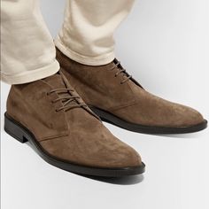 Worn Once & Kept In Dust Bag Ever Since Suede Chukkas, Tods Shoes, Dress Shoe, Beige Brown, Brown Suede, Chukka Boots, Men's Shoes, Dress Shoes, Ankle Boots