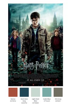 the poster for harry potter's movie, it all ends on ebay com