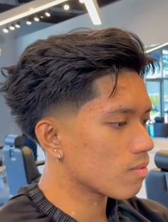 Mid Taper Messy Top, Taper Asian Haircut, Men Haircut Taper Fade, Mid Fade Straight Hair Men, Tapered Long Hair Men, Low Fade Curtains Hairstyle, Low Taper Straight Hair Men, Mid Taper Slick Back, Taper Fade Straight Hair Men