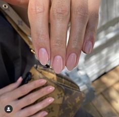 Neutral Pink Nails, Basic Nail Designs, Simple Almond Nails, Nails Minimal, Basic Nail, Nail Boutique, Almond Acrylic Nails