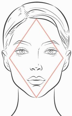 a woman's face is shown with an orange line in the middle of it