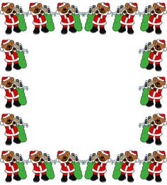 Christmas Borders And Frames, Clipart Frames, Christmas Wreath Clipart, 4th Of July Clipart, Green Picture Frames, Clip Art Frames Borders, Border Clipart