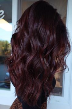 Reddish Brown Hair Highlights, Dark Brown Hair With Red Highlights, Dark Mahogany Hair, Different Brown Hair Colors, Hair Color Brown Chestnut, Hair Color Mahogany, Mahogany Hair, Chestnut Brown Hair, Brunette Ombre