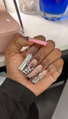 Sorority Nails, French Tip Acrylic Nails, French Acrylic Nails