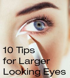 Use a flesh colored liner on the water rim of your lower lash line to make eyes look bigger and brighter. | Eyeliner For Big Eyes, Makeup For Small Eyes, Big Eye Makeup, White Eyeliner Tricks, White Eyeliner Looks, Eye Liner Tricks, White Eyeliner Makeup, Hazel Eye Makeup, Green Eyeliner Makeup Tips For Small Eyes, Make Eyes Look Bigger, Making Eyes Look Bigger, Colored Liner, Big Eyes Makeup, Bigger Eyes, Sweet Makeup, Eyes Look Bigger, Lower Lashes