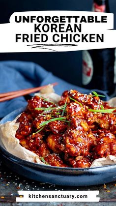 Our Unforgettable Korean Fried Chicken is a game-changer! With a crispy coating and a flavorful glaze, this dish is a must-try. The combination of sweet and spicy flavors will leave you wanting more. Follow this recipe to make the best Korean Fried Chicken that will have your family and friends begging for seconds. Gochujang Chicken Burger, Sweet Chilli Chicken Noodles, Korean Fry Chicken Recipe, Gojuchang Chicken, Dinner Ideas For One Person, Asian Chicken Noodles, Korean Barbecue Chicken, Gochujang Recipe Chicken, Gochujang Recipes