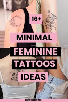 Womens Tattoos Small Unique, Minimal Feminine Tattoo, Tattoo Ideas Female Black And White, Single Tattoos Woman, Basic Tattoos For Women, Tattoo Ideas Female Dainty, Female Line Art Tattoo, Feminine Empowerment Tattoos, Fine Line Women Tattoo