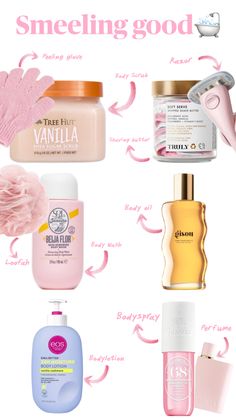 with this routine you will smell like vanilla and fruits🍦🍓 Smell Like Vanilla, How To Smell Good, Smell Perfume, To Smell Good, Skin And Hair Care, Body Hygiene, Shower Skin Care