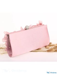 OrcaJump - Womens Floral Print Chiffon Party/Evening Bag in Pink, Fuchsia, and Black Chic Pink Party Bag, Pink Party Bags For Spring, Elegant Evening Bag For Spring Events, Pink Glamorous Evening Bag, Glamorous Pink Party Bag, Pink Evening Clutch Bag, Chic Pink Evening Bag For Party, Glamorous Pink Evening Bag, Feminine Rectangular Evening Bag For Party